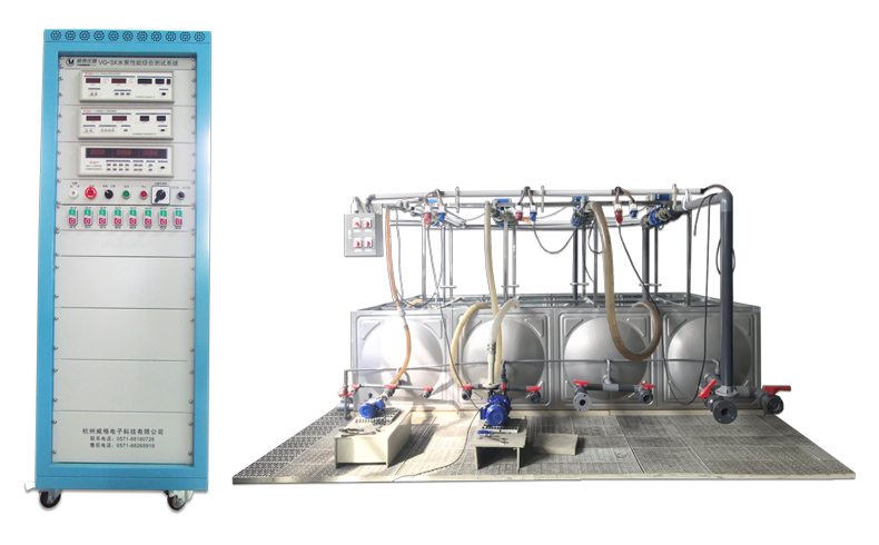 威格污水泵出廠測試系統(tǒng) 綜合性能試驗設備 水泵測試臺架插圖