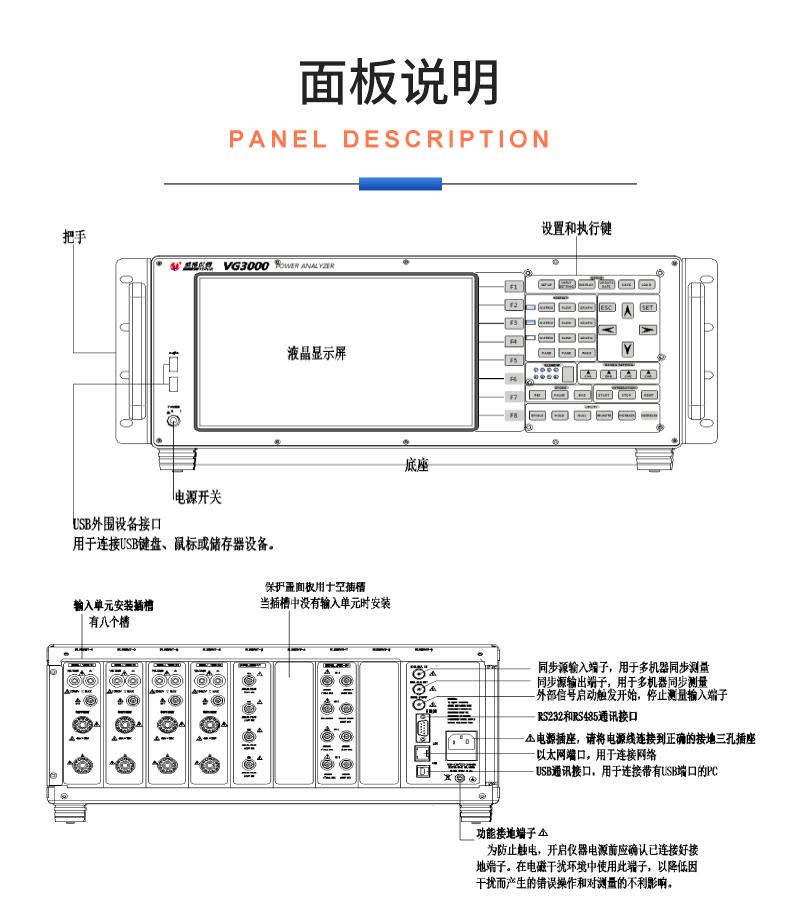 威格新品-多通道，多功能、高精度功率分析儀VG3000系列 廠家直銷 質(zhì)量保障插圖30